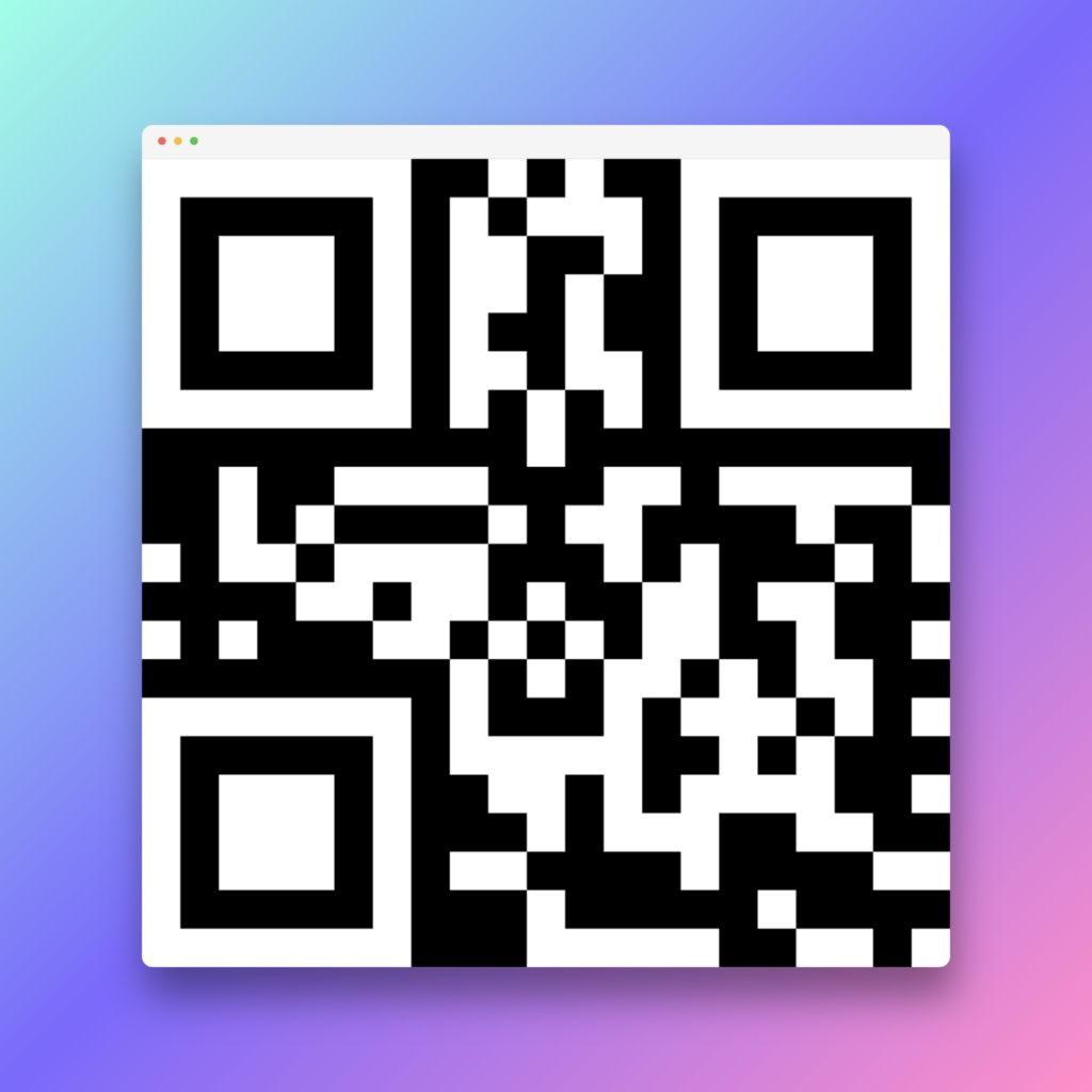 Do not invert the colour of your QR code