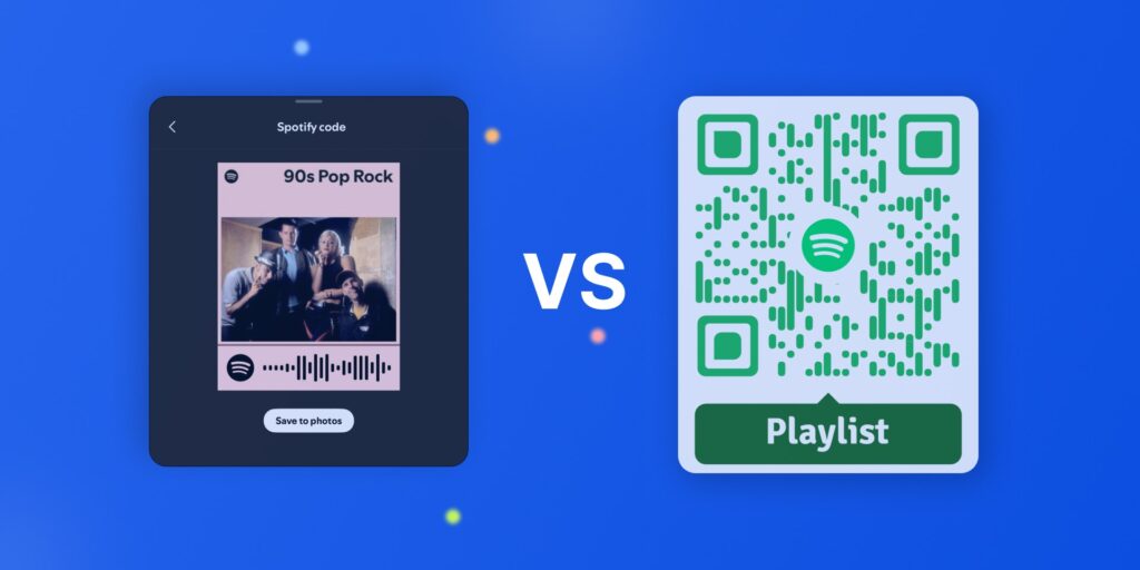 Spotify Code vs QR Code