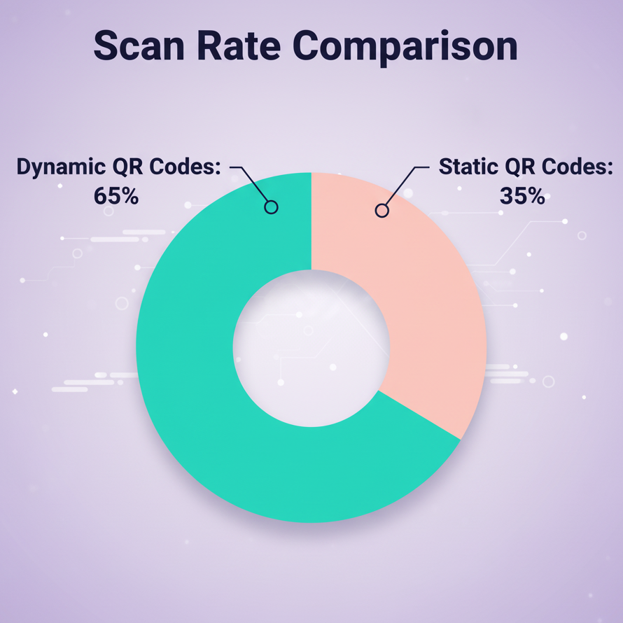 Qr code scan rate comparison