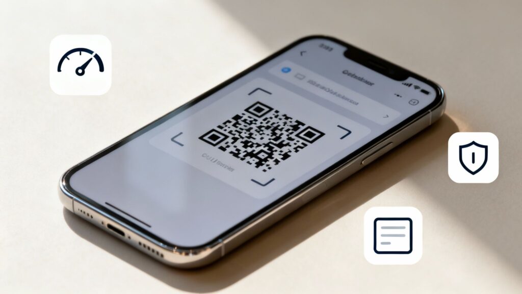 Scan QR code