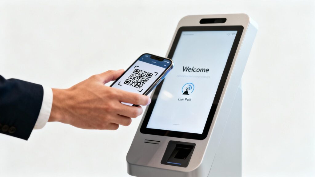 Scan QR code on event