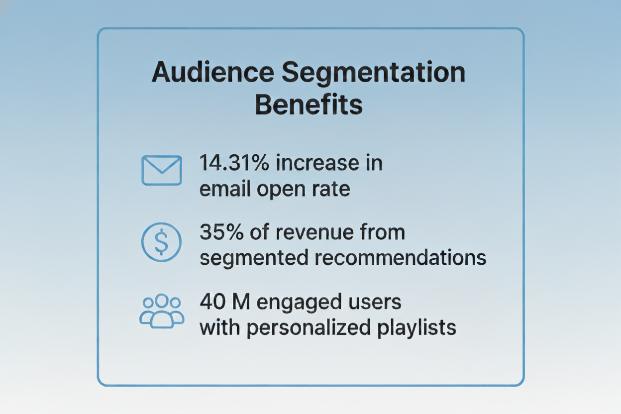 Audience segmentation