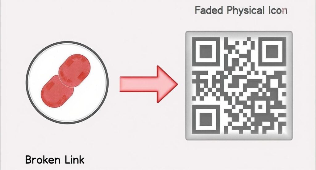 broken link in qr code