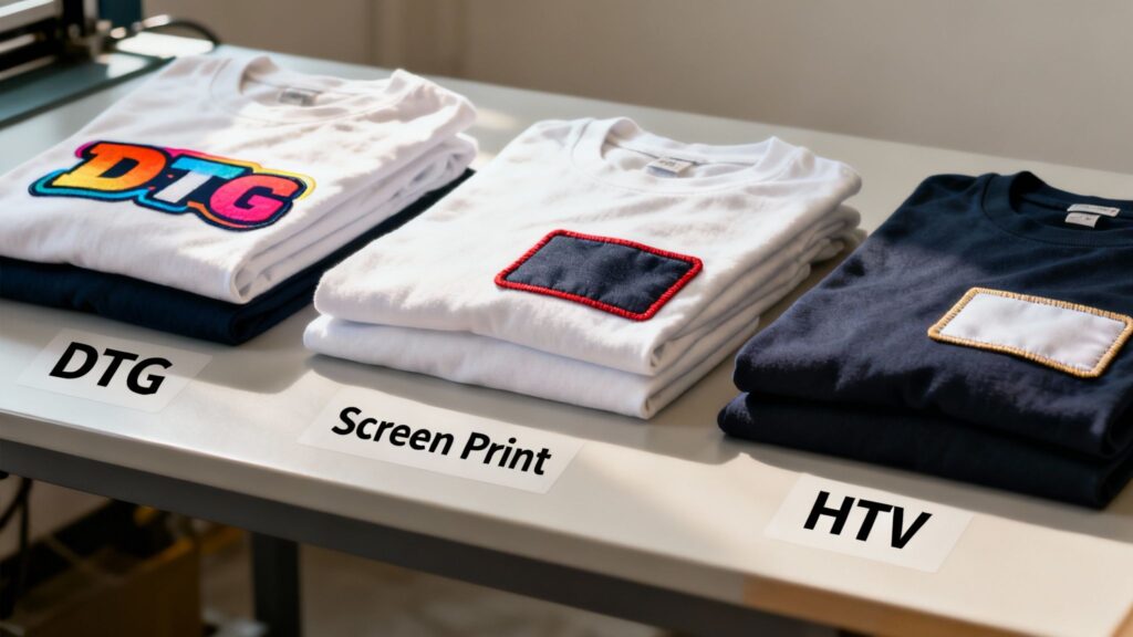 print type on tshirt