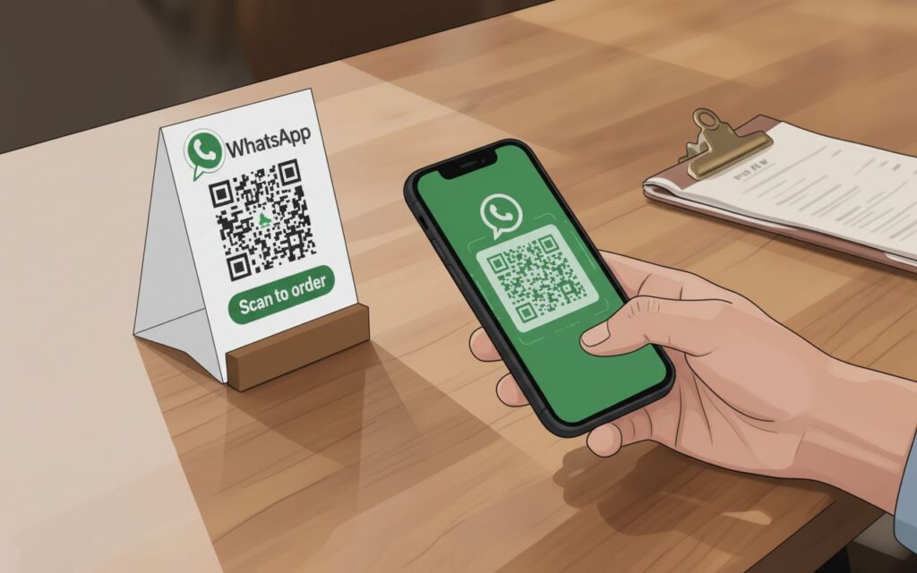 Scan whatsApp QR code