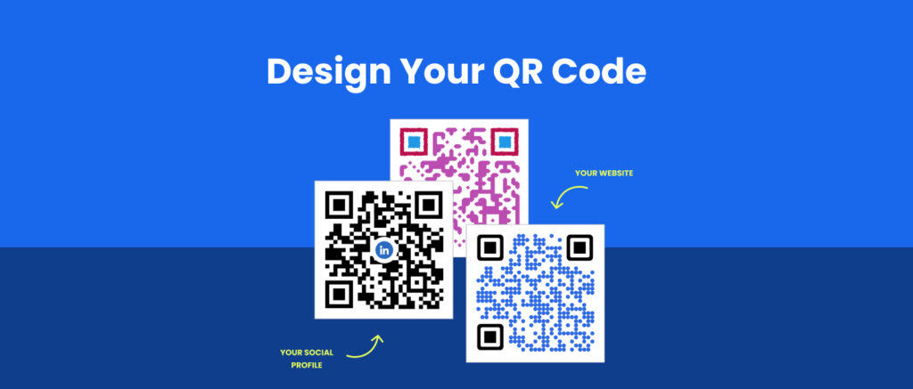 Example of a branded QR code with logo and custom colors created with OpenQR dynamic QR code generator