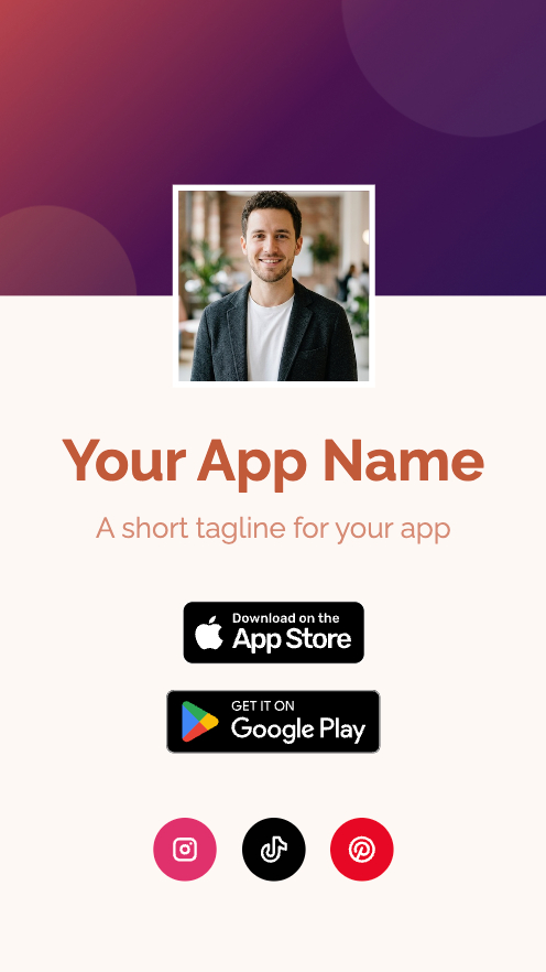 App download qr code page