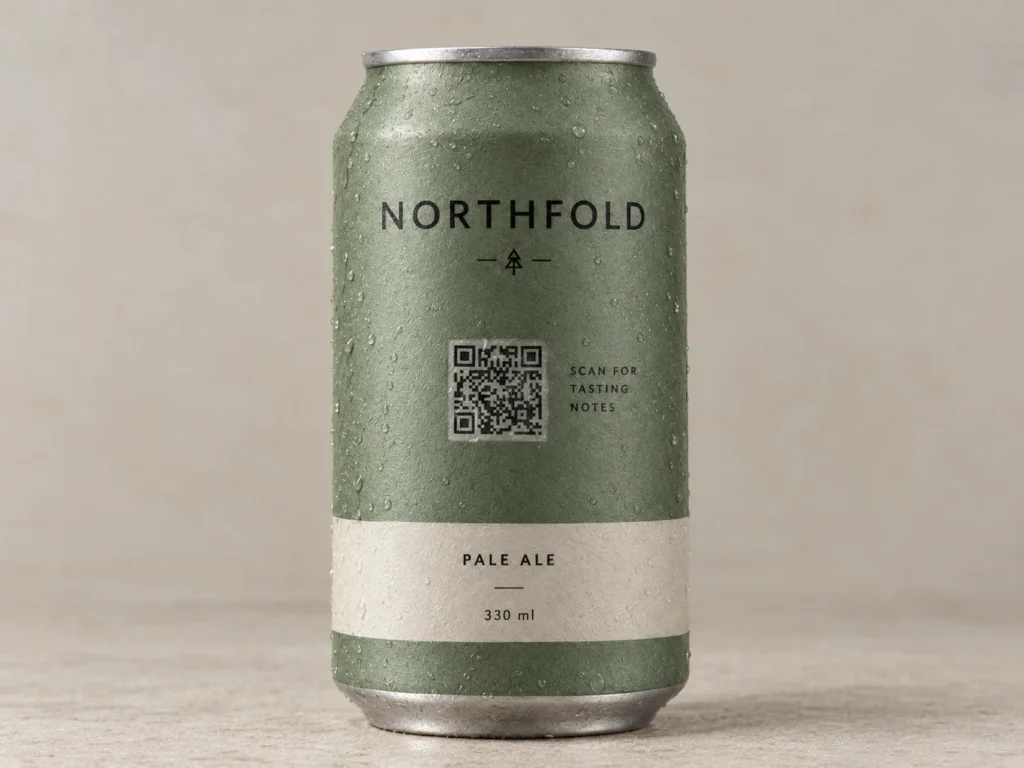 can with qr code