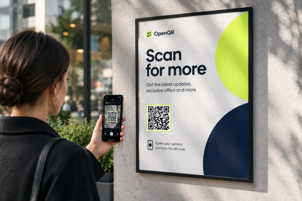poster qr code
