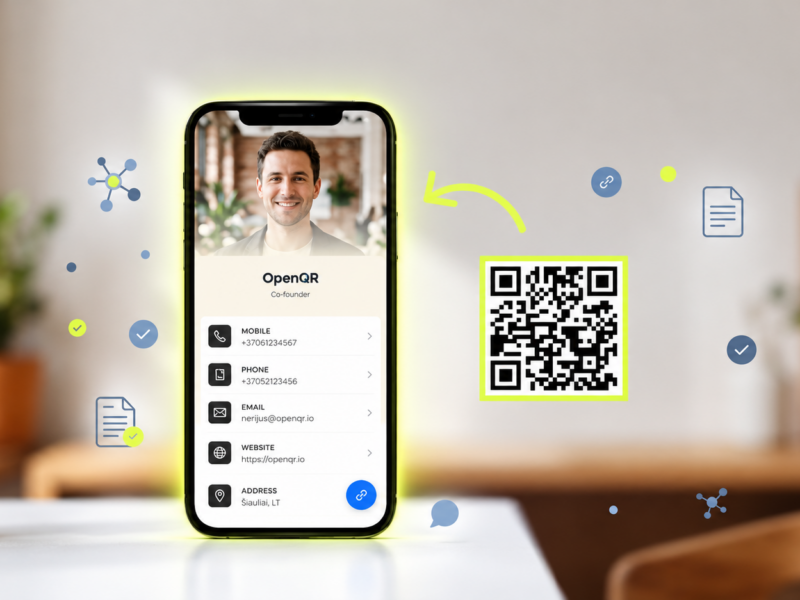 QR Codes on Business Cards