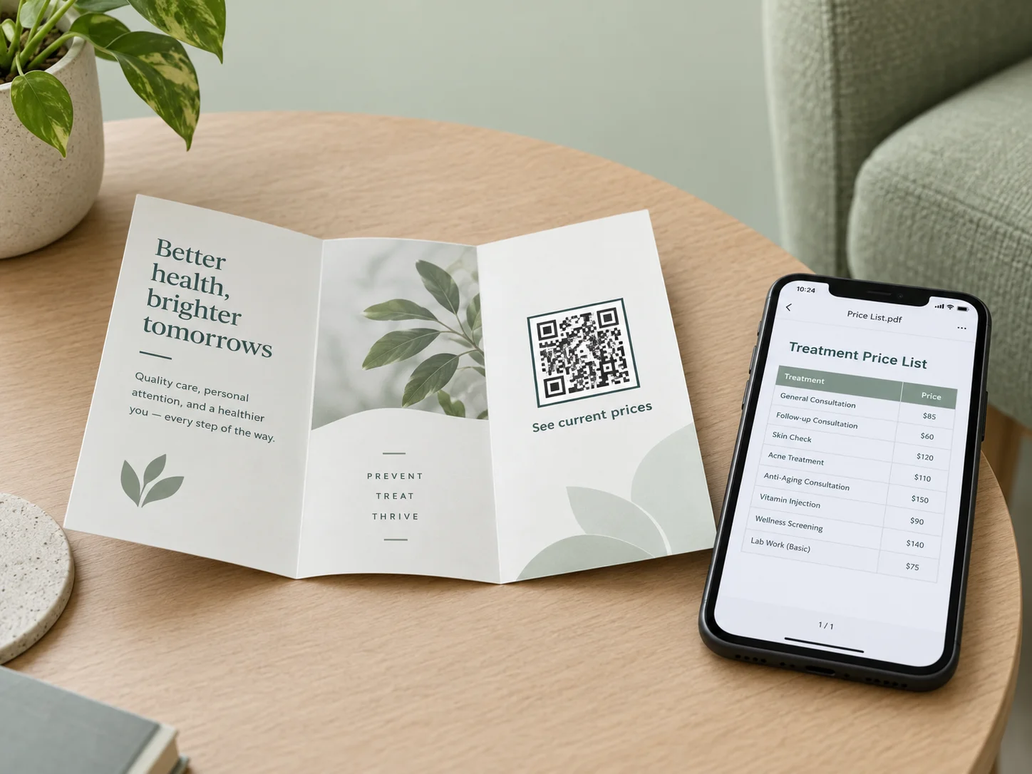 QR Codes on Brochures - OpenQR